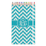 Pixelated Chevron Colored Pencils (Personalized)