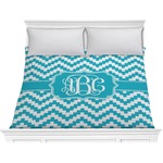 Pixelated Chevron Comforter - King (Personalized)