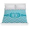 Pixelated Chevron Comforter - King (Personalized)