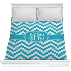 Pixelated Chevron Comforter - Full / Queen (Personalized)
