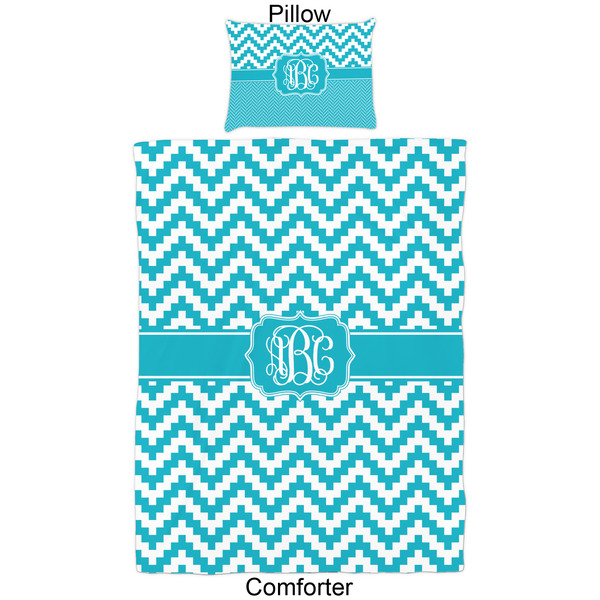 Pixelated Chevron Comforter Set - Twin - Approval