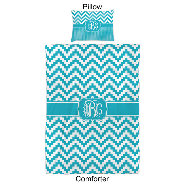 Pixelated Chevron Comforter Set - Twin XL - Approval