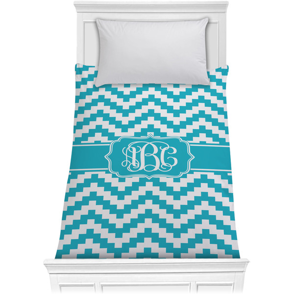 Pixelated Chevron Comforter (Twin)
