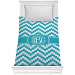 Pixelated Chevron Comforter - Twin (Personalized)