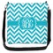 Pixelated Chevron Cross Body Bags - Large - Front