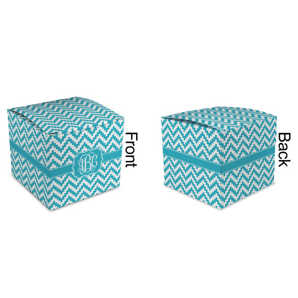 Pixelated Chevron Cubic Gift Box - Approval