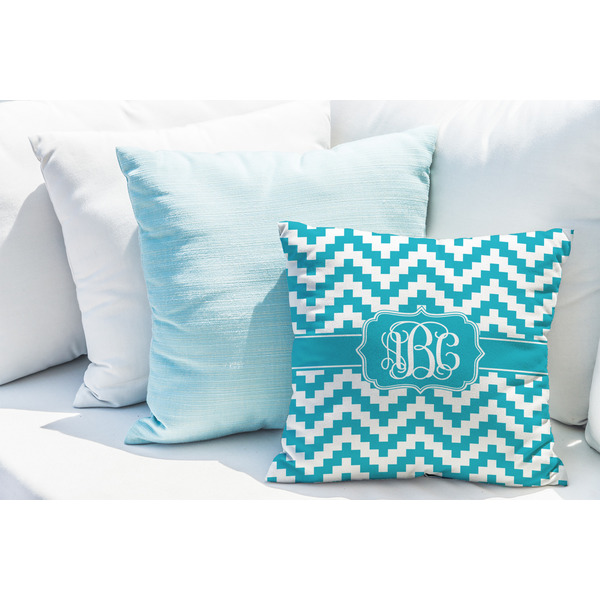 Pixelated Chevron Decorative Pillow Case - LIFESTYLE 2