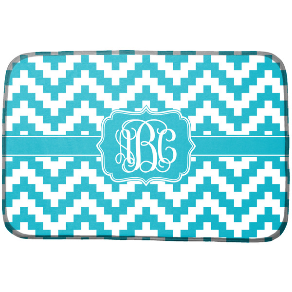 Custom Pixelated Chevron Dish Drying Mat (Personalized)