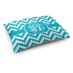 Pixelated Chevron Dog Bed - Medium w/ Monogram