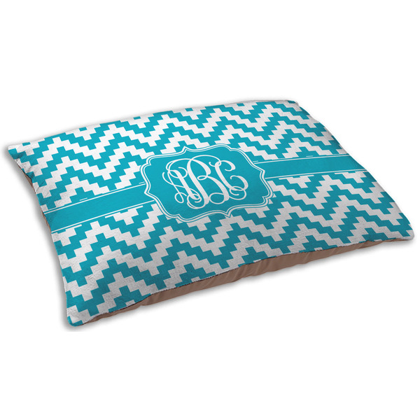 Pixelated Chevron Dog Beds - SMALL