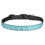 Pixelated Chevron Dog Collar (Personalized)