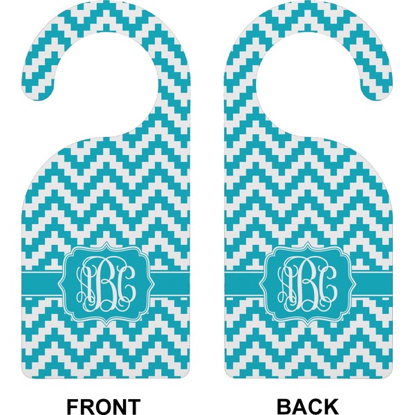 Pixelated Chevron Door Hanger (Approval)
