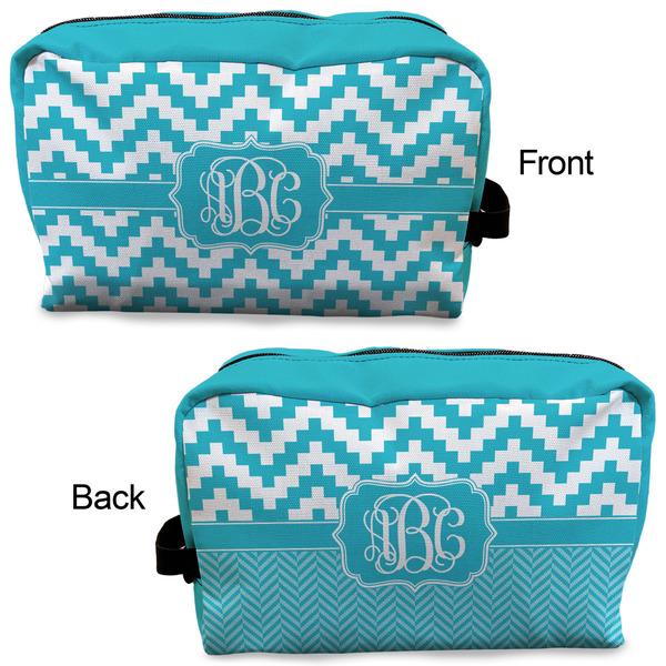 Pixelated Chevron Dopp Kit - Approval