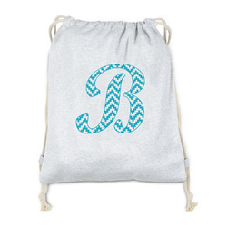Pixelated Chevron Drawstring Backpack - Sweatshirt Fleece - Single Sided (Personalized)