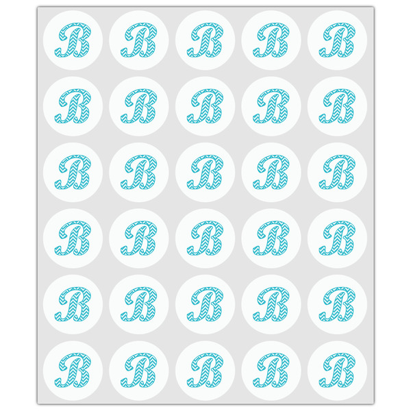 Pixelated Chevron Drink Topper - XSmall - Set of 30