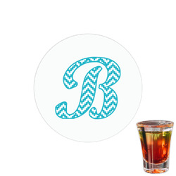Pixelated Chevron Printed Drink Topper - 1.5" (Personalized)