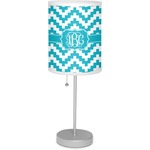Pixelated Chevron 7" Drum Lamp with Shade (Personalized)