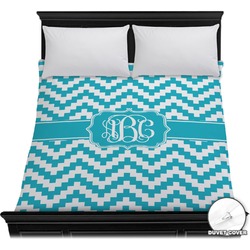 Pixelated Chevron Duvet Cover - Full / Queen (Personalized)