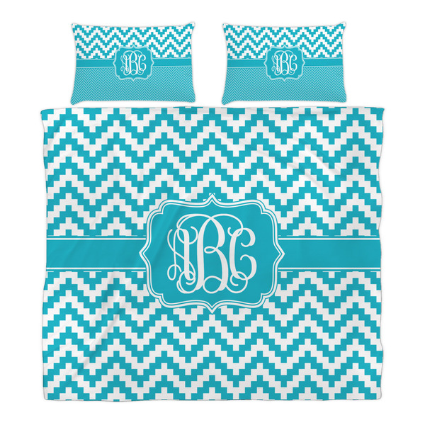 Pixelated Chevron Duvet Cover Set - King - Alt Approval