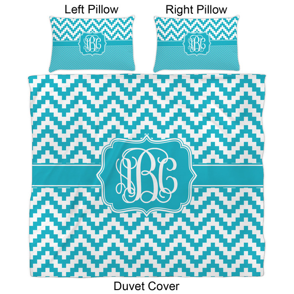 Pixelated Chevron Duvet Cover Set - King - Approval