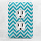 Pixelated Chevron Electric Outlet Plate - LIFESTYLE