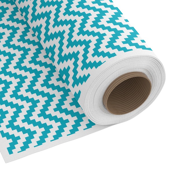 Custom Pixelated Chevron Fabric by the Yard - Spun Polyester Poplin
