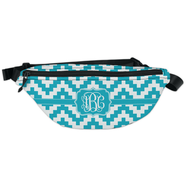 Custom Pixelated Chevron Fanny Pack - Classic Style (Personalized)