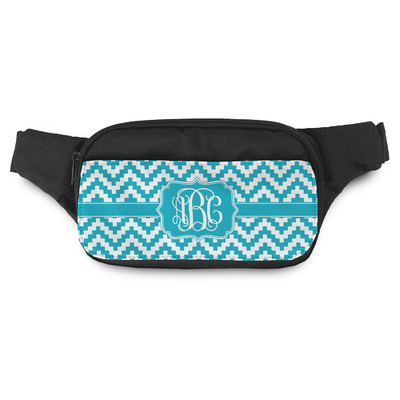 Pixelated Chevron Fanny Pack (Personalized)