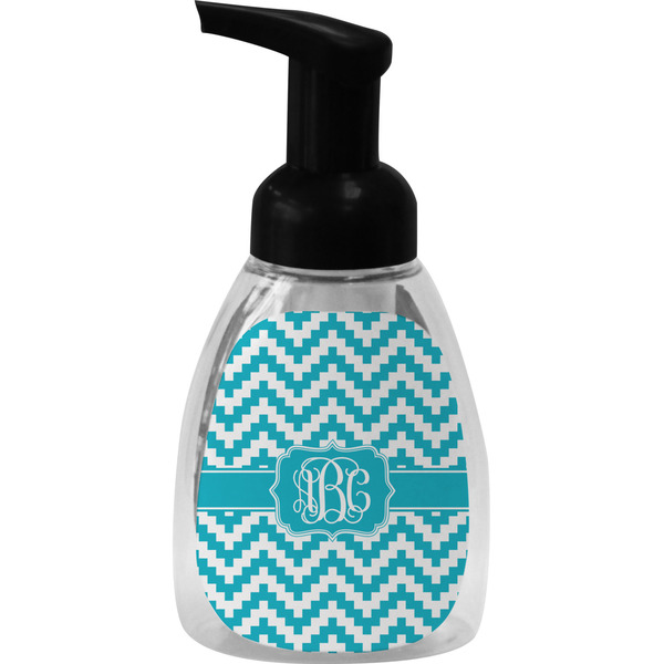 Pixelated Chevron Foam Soap Bottle