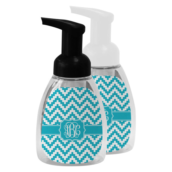 Pixelated Chevron Foam Soap Bottles - Main