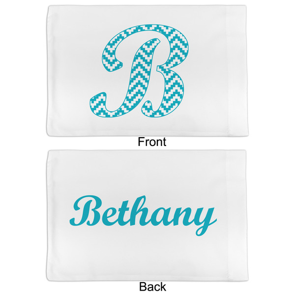 Pixelated Chevron Full Pillow Case - APPROVAL (partial print)