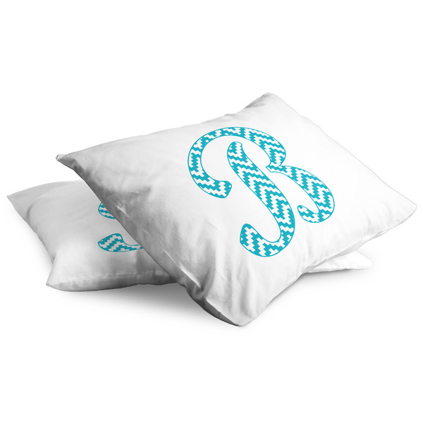 Pixelated Chevron Full Pillow Case - TWO (partial print)