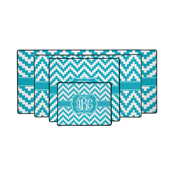 Pixelated Chevron Gaming Mats - PARENT/MAIN