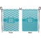 Pixelated Chevron Garden Flag - Double Sided Front and Back