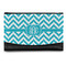 Pixelated Chevron Genuine Leather Womens Wallet - Front/Main