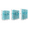 Pixelated Chevron Gift Bags - All Sizes - Dimensions
