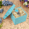 Pixelated Chevron Gift Boxes with Lid - Canvas Wrapped - Medium - In Context