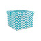 Pixelated Chevron Gift Box with Lid - Canvas Wrapped - Small (Personalized)