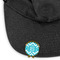 Pixelated Chevron Golf Ball Marker Hat Clip - Main - GOLD