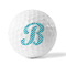 Pixelated Chevron Golf Balls - Generic - Set of 12 - FRONT