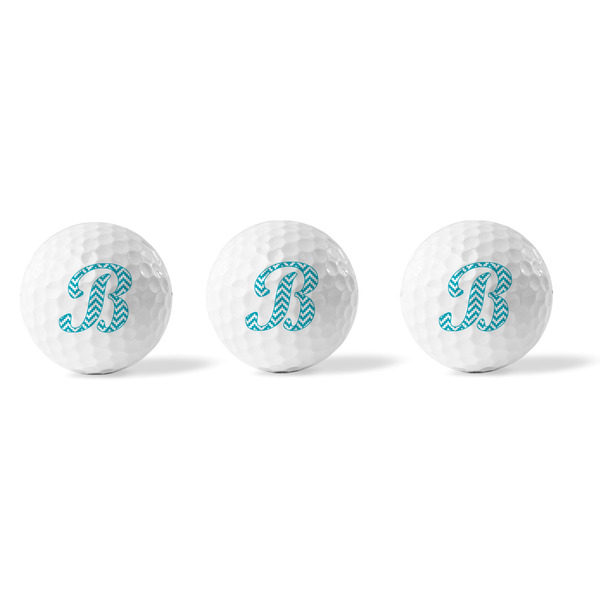 Pixelated Chevron Golf Balls - Generic - Set of 3 - APPROVAL