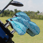 Pixelated Chevron Golf Club Iron Cover - Set of 9 (Personalized)