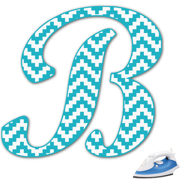 Custom Pixelated Chevron Graphic Iron On Transfer - Up to 9"x9" (Personalized)