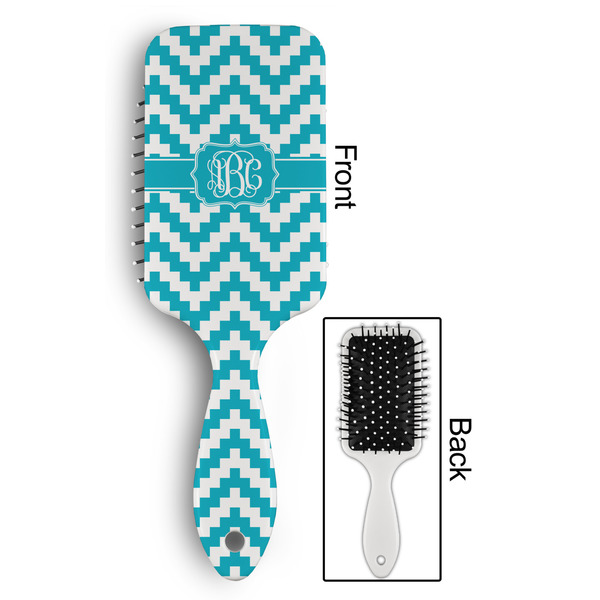 Pixelated Chevron Hair Brush - Approval