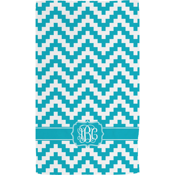 Pixelated Chevron Hand Towel (Personalized)