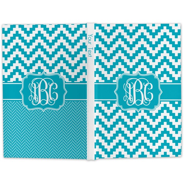 Pixelated Chevron Hard Cover Journal - Apvl