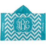 Pixelated Chevron Kids Hooded Towel (Personalized)