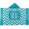 Pixelated Chevron Kids Hooded Towel (Personalized)