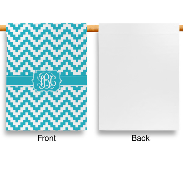Pixelated Chevron House Flags - Single Sided - APPROVAL