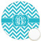 Pixelated Chevron Icing Circle - Large - Front